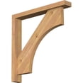 thumbnail image 1 of Ekena Millwork 3 1/2"W x 24"D x 24"H Westlake Block Smooth Bracket w/ Offset Brace, Western Red Cedar, 1 of 25