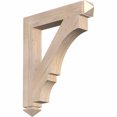 thumbnail image 1 of Ekena Millwork 3 1/2"W x 24"D x 28"H Balboa Arts & Crafts Smooth Bracket, Douglas Fir, 1 of 13