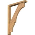 thumbnail image 1 of Ekena Millwork 3 1/2"W x 24"D x 32"H Balboa Block Smooth Bracket w/ Offset Brace, Western Red Cedar, 1 of 25