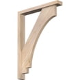 thumbnail image 1 of Ekena Millwork 3 1/2"W x 24"D x 32"H Imperial Block Smooth Bracket w/ Offset Brace, Douglas Fir, 1 of 25