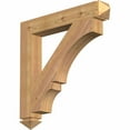 thumbnail image 1 of Ekena Millwork 3 1/2"W x 26"D x 26"H Balboa Arts & Crafts Smooth Bracket, Western Red Cedar, 1 of 13