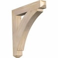 thumbnail image 1 of Ekena Millwork 3 1/2"W x 26"D x 26"H Thorton Craftsman Smooth Bracket, Douglas Fir, 1 of 13