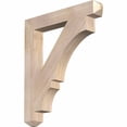 thumbnail image 1 of Ekena Millwork 3 1/2"W x 26"D x 30"H Balboa Craftsman Smooth Bracket, Douglas Fir, 1 of 13