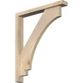 thumbnail image 1 of Ekena Millwork 3 1/2"W x 26"D x 30"H Imperial Block Smooth Bracket w/ Offset Brace, Douglas Fir, 1 of 25