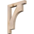 thumbnail image 1 of Ekena Millwork 3 1/2"W x 26"D x 34"H Westlake Block Smooth Bracket, Douglas Fir, 1 of 25