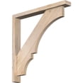 thumbnail image 1 of Ekena Millwork 3 1/2"W x 28"D x 28"H Balboa Block Smooth Bracket w/ Offset Brace, Douglas Fir, 1 of 25