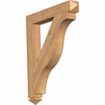 thumbnail image 1 of Ekena Millwork 3 1/2"W x 28"D x 32"H Funston Arts & Crafts Smooth Bracket, Western Red Cedar, 1 of 13