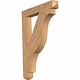 thumbnail image 1 of Ekena Millwork 3 1/2"W x 28"D x 36"H Funston Craftsman Smooth Bracket, Western Red Cedar, 1 of 13
