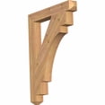 thumbnail image 1 of Ekena Millwork 3 1/2"W x 28"D x 36"H Merced Craftsman Smooth Bracket, Western Red Cedar, 1 of 13