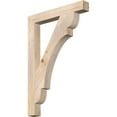 thumbnail image 1 of Ekena Millwork 3 1/2"W x 28"D x 40"H Olympic Block Smooth Bracket, Douglas Fir, 1 of 4