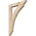 thumbnail image 1 of Ekena Millwork 3 1/2"W x 28"D x 40"H Thorton Traditional Smooth Bracket, Douglas Fir, 1 of 4