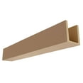 thumbnail image 1 of Ekena Millwork 3 1/2"W x 3 1/2"H x 288"L 3-Sided (U-Beam) Resawn Rip HeritageTimber Faux Wood Ceiling Beam, Primed Tan, 1 of 12