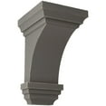 thumbnail image 1 of Ekena Millwork 3 1/2"W x 3 3/4"D x 6"H Mini Jefferson Wood Vintage Decor Corbel, Reclaimed Grey, 1 of 6