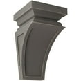 thumbnail image 1 of Ekena Millwork 3 1/2"W x 3 3/4"D x 6"H Mini Nevio Wood Vintage Decor Corbel, Reclaimed Grey, 1 of 6