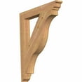 thumbnail image 1 of Ekena Millwork 3 1/2"W x 30"D x 34"H Funston Traditional Smooth Bracket, Western Red Cedar, 1 of 13