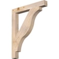 thumbnail image 1 of Ekena Millwork 3 1/2"W x 30"D x 36"H Funston Block Smooth Bracket, Douglas Fir, 1 of 4