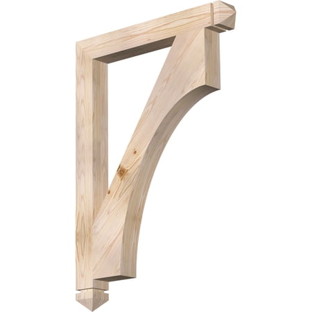Ekena Millwork 3 1/2"W x 30"D x 42"H Westlake Arts & Crafts Smooth Bracket, Douglas Fir