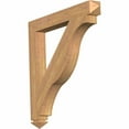 thumbnail image 1 of Ekena Millwork 3 1/2"W x 32"D x 32"H Funston Arts & Crafts Smooth Bracket, Western Red Cedar, 1 of 13