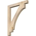 thumbnail image 1 of Ekena Millwork 3 1/2"W x 34"D x 42"H Imperial Block Smooth Bracket, Douglas Fir, 1 of 4