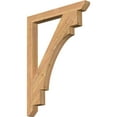 thumbnail image 1 of Ekena Millwork 3 1/2"W x 34"D x 46"H Merced Slat Smooth Bracket, Western Red Cedar, 1 of 4