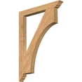 thumbnail image 1 of Ekena Millwork 3 1/2"W x 34"D x 46"H Westlake Traditional Smooth Bracket, Western Red Cedar, 1 of 4