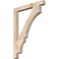thumbnail image 1 of Ekena Millwork 3 1/2"W x 36"D x 48"H Balboa Block Smooth Bracket, Douglas Fir, 1 of 4