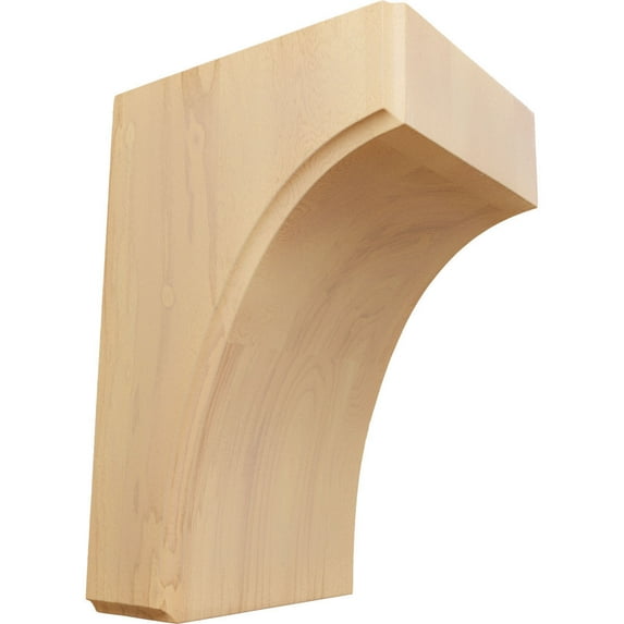Ekena Millwork 3 1/2"W x 4"D x 6"H Clarksville Bracket, Red Oak (6-Pack)