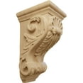 thumbnail image 1 of Ekena Millwork 3 1/2"W x 4"D x 7"H Small Shell Corbel, Cherry, 1 of 4