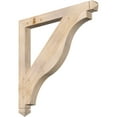 thumbnail image 1 of Ekena Millwork 3 1/2"W x 40"D x 40"H Funston Arts & Crafts Smooth Bracket, Douglas Fir, 1 of 4