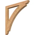 thumbnail image 1 of Ekena Millwork 3 1/2"W x 40"D x 40"H Thorton Slat Smooth Bracket, Western Red Cedar, 1 of 4