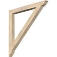 thumbnail image 1 of Ekena Millwork 3 1/2"W x 40"D x 40"H Traditional Traditional Smooth Bracket, Douglas Fir, 1 of 4