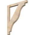 thumbnail image 1 of Ekena Millwork 3 1/2"W x 40"D x 48"H Funston Block Smooth Bracket, Douglas Fir, 1 of 4