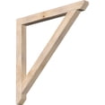 thumbnail image 1 of Ekena Millwork 3 1/2"W x 42"D x 42"H Traditional Slat Smooth Bracket, Douglas Fir, 1 of 4