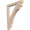 thumbnail image 1 of Ekena Millwork 3 1/2"W x 44"D x 44"H Merced Craftsman Smooth Bracket, Douglas Fir, 1 of 13