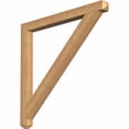 thumbnail image 1 of Ekena Millwork 3 1/2"W x 44"D x 44"H Traditional Craftsman Smooth Bracket, Western Red Cedar, 1 of 13