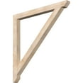 thumbnail image 1 of Ekena Millwork 3 1/2"W x 46"D x 46"H Traditional Slat Smooth Bracket, Douglas Fir, 1 of 4