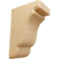 thumbnail image 1 of Ekena Millwork 3 1/2"W x 5"D x 7 1/2"H Bedford Bracket, Red Oak (2-Pack), 1 of 4