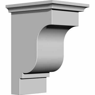 Ekena Millwork 3 1/2"W x 5"D x 7"H Edinburgh Bracket (2-Pack)