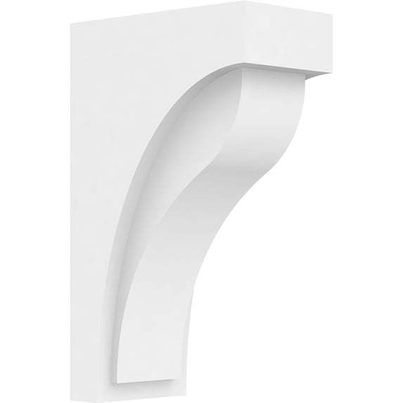 Ekena Millwork 3 1/2"W x 6"D x 10"H Standard Helena Architectural Grade PVC Corbel