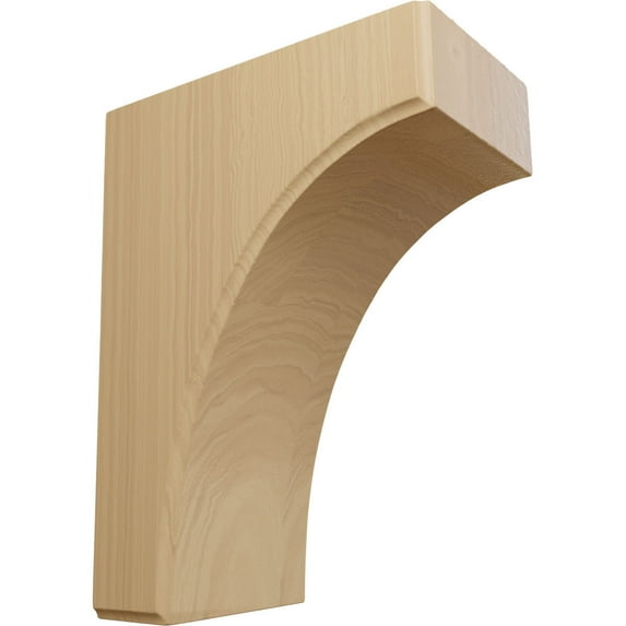 Ekena Millwork 3 1/2"W x 6"D x 8"H Clarksville Bracket, Cherry