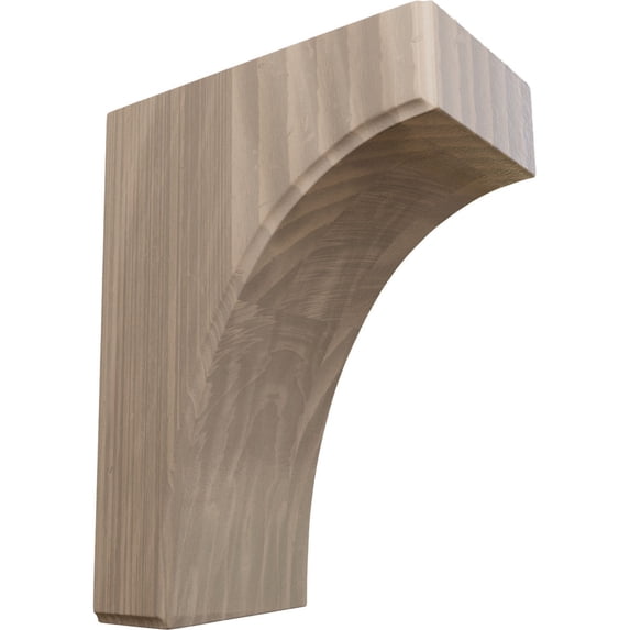 Ekena Millwork 3 1/2"W x 6"D x 8"H Clarksville Bracket, Walnut (6-Pack)