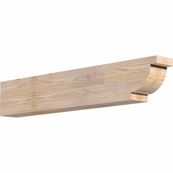 Ekena Millwork 3 1/2"W x 6"H x 32"L Alpine Smooth Rafter Tail, Douglas Fir