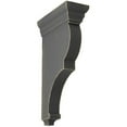 thumbnail image 1 of Ekena Millwork 3 1/2"W x 7 1/2"D x 14"H Extra Large Rojas Wood Vintage Decor Corbel, Black, 1 of 6