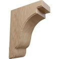 thumbnail image 1 of Ekena Millwork 3 1/2"W x 7 1/4"D x 9 1/2"H Bedford Bracket, Mahogany (6-Pack), 1 of 4