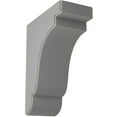 thumbnail image 1 of Ekena Millwork 3 1/2"W x 7 1/4"D x 9 1/2"H Bedford Wood Vintage Decor Bracket, Pebble Grey, 1 of 7