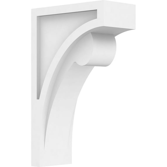 Ekena Millwork 3 1/2"W x 7"D x 11 5/8"H Standard Viola Architectural Grade PVC Corbel