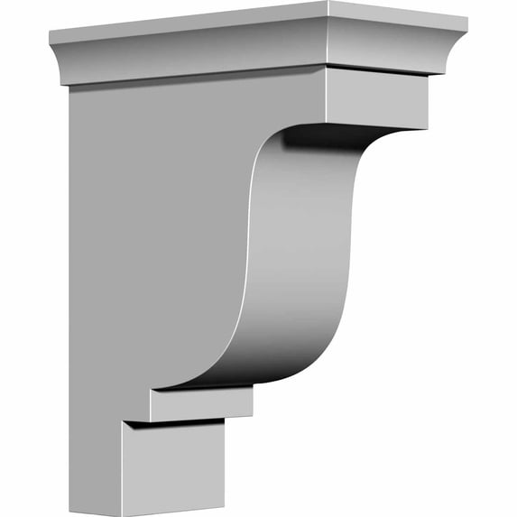 Ekena Millwork 3 1/2"W x 7"D x 9"H Edinburgh Bracket (6-Pack)