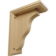 thumbnail image 1 of Ekena Millwork 3 1/2"W x 7"D x 9"H Hamilton Traditional Bracket, Cherry (4-Pack), 1 of 4