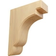 thumbnail image 1 of Ekena Millwork 3 1/2"W x 8 1/2"D x 11"H Bedford Bracket, Red Oak (6-Pack), 1 of 4