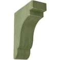 thumbnail image 1 of Ekena Millwork 3 1/2"W x 8 1/2"D x 11"H Bedford Wood Vintage Decor Bracket, Restoration Green, 1 of 6